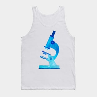 Lightning Blue Microscope Tank Top